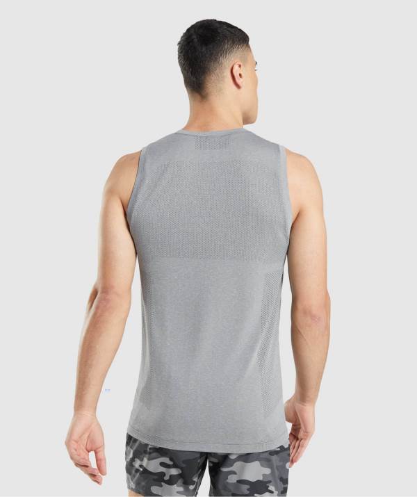 Panske Tielko Gymshark Vital Seamless Light Siva Siva | XE3961085